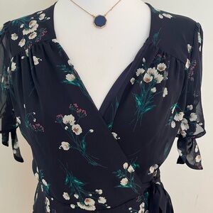 Miami Dress, Size L, Colors: White, Green, Navy Blue